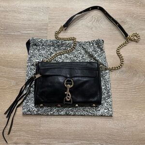 Rebecca Minkoff black leather Crossbody Bag
